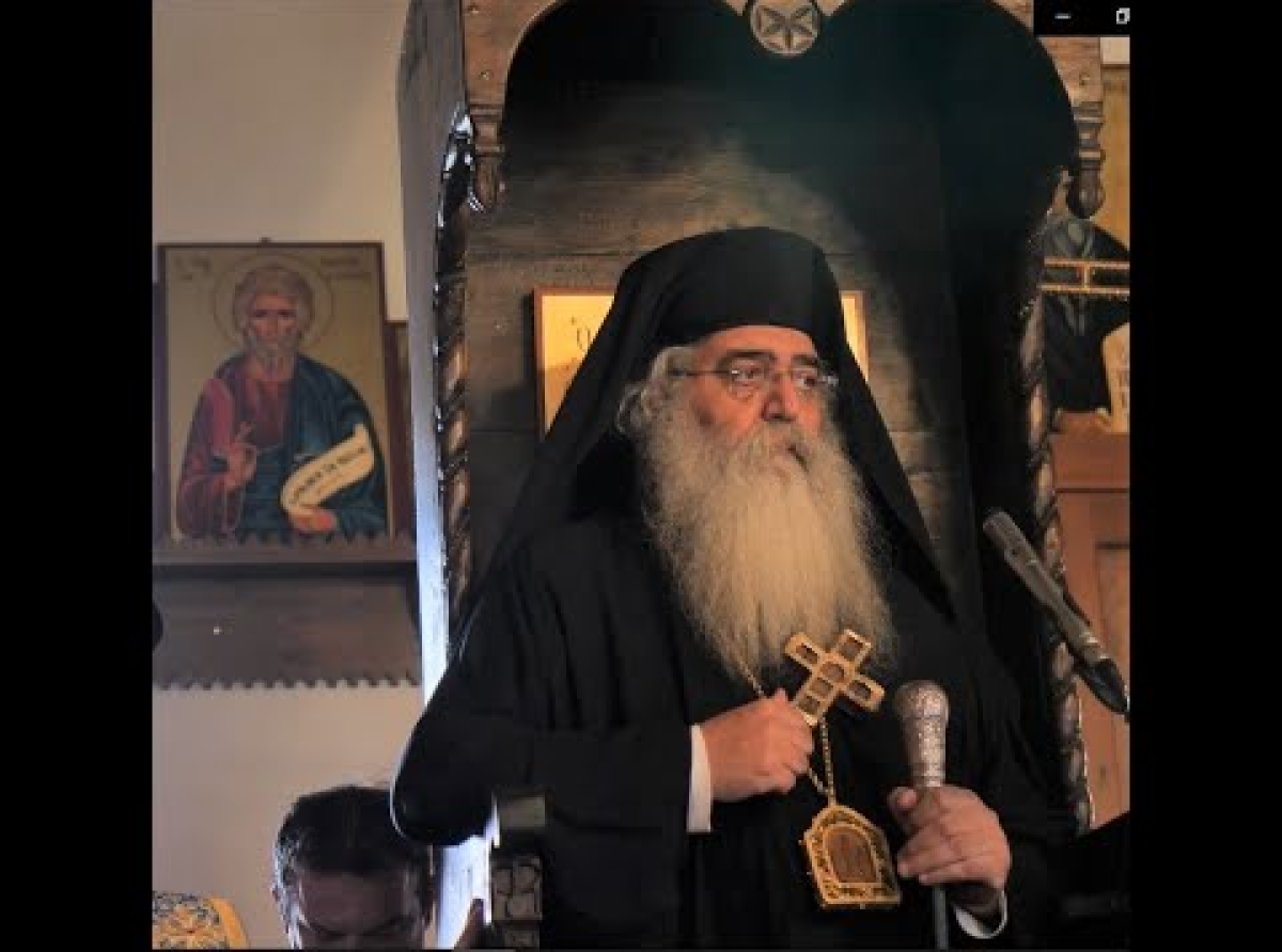 Μόρφου Νεόφυτος: ”είμαστε Χριστιανοί του λαδιού και του ξυδιού…” δηλ. παλικάρια της φακής!!! BINTEO